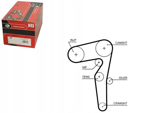 5646Xs Pasek Rozrządu Gates