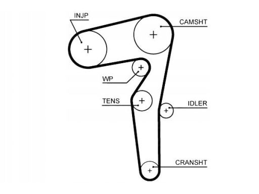 5646Xs Pasek Rozrządu Gates
