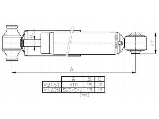 V1208 Amortyzator Monroe