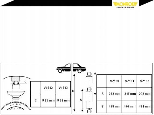 V4512 Amortyzator Monroe