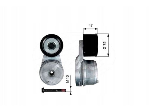 T38576 Napinacz Paska Wieloklinowego Gates