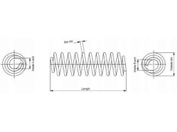 Se2792 Sprężyna Zawieszenia Monroe