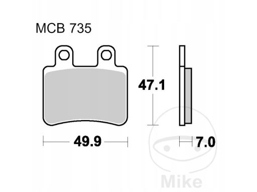 Mcb735Ec Klocki Ham. Moto. (Organic) Yamaha Xt 12 Trw