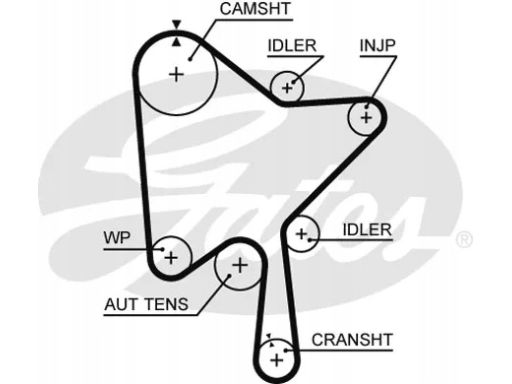 K015686Xs Zestaw Paska Rozrządu Gates