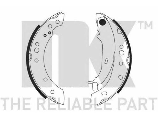 2730761 Szczęki Ham. Mitsubishi Colt 04-12 Nk