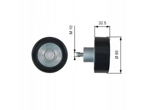 T36629 Rolka Zwrotna Paska Wieloklinowego Gates