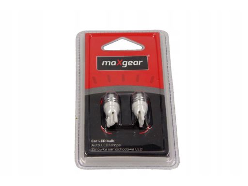 78-0168Set Żarówka Led 12V/5W (Całoszklana) Biała B Maxgear