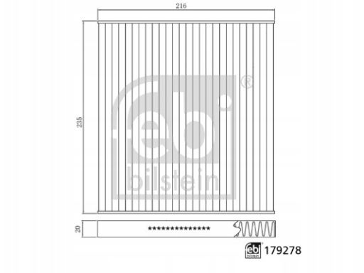 Fe179278 Filtr Kabiny Z Węglem Aktywnym Pasuje Do: Jeep Cherokee