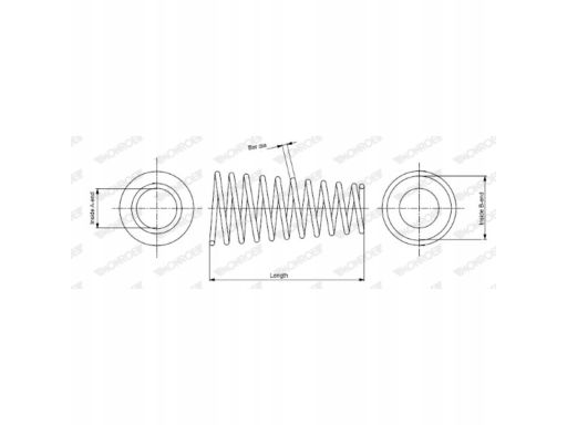 Sp3107 Sprężyna Zawieszenia Monroe