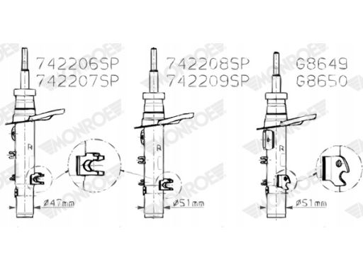 G8649 Amortyzator Monroe