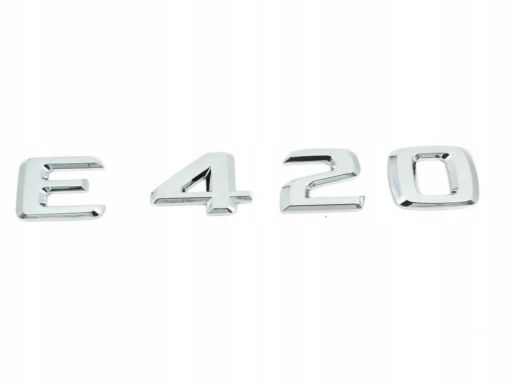 Emblemat oznaczenie E 420 Mercedes W124 W210 W211 A1248175915