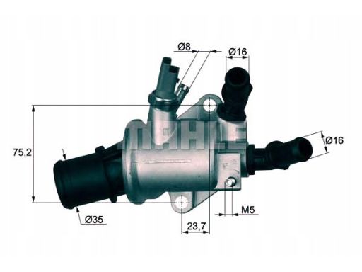 Termostat Środka Chłodniczego Alfa Romeo Cadillac Fiat Opel Saab Suzuk