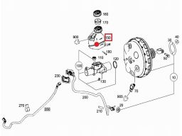 Zbiornik wyrównawczy Mercedes W212 W218 E CLS