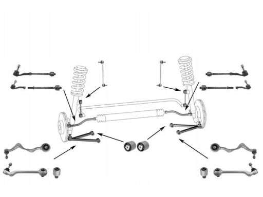 Prawy Wahacz Zawieszenia Koła Przód BMW E81 E82 E87 E90 E91 E92 E93 X1