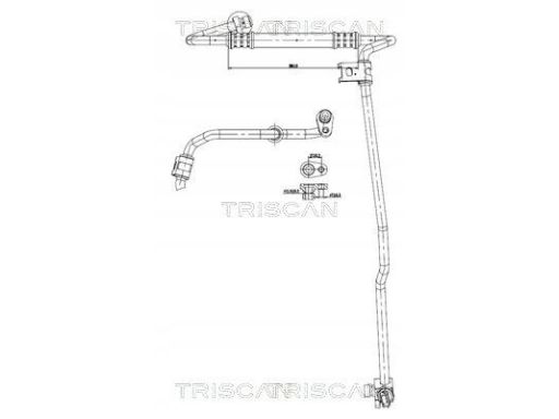 9010 24006 Przewód Klimatyzacji Opel Vivaro B 1.6 C Triscan