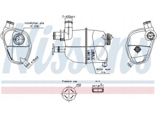 Zbiorniczek Płynu Chłodzącego Smart Cabrio City-Coupe Rossblade Fortwo