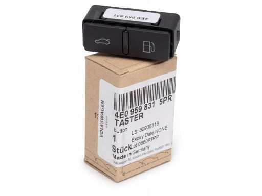 Przycisk Bagażnika Wlewu Paliwa Audi A8 D3 OE Nowy 4E09598315PR