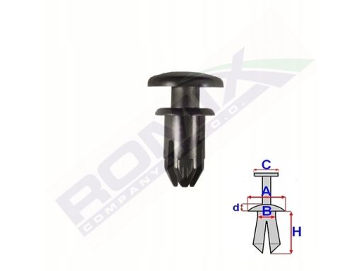Elementy Montażowe Dla Motocykli Rom C70458