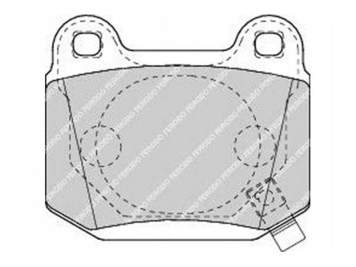 Klocek Hamulcowy Kpl. Klocek Hamulcowy Kpl. Tył , Pasuje Do: Infiniti