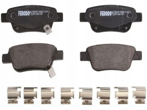 Klocek Hamulcowy Kpl. Klocek Hamulcowy Kpl. Tył (Z Dodatkami), Pasuje