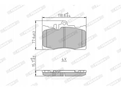Klocek Hamulcowy Kpl. Klocek Hamulcowy Kpl. Przód , Pasuje Do: Lexus L