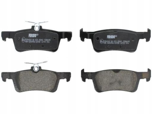 Klocek Hamulcowy Kpl. Klocek Hamulcowy Kpl. Tył , Pasuje Do: Peugeot 3