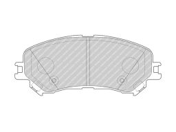 Klocek Hamulcowy Kpl. Klocek Hamulcowy Kpl. Przód (Z Dodatkami), Pasuj