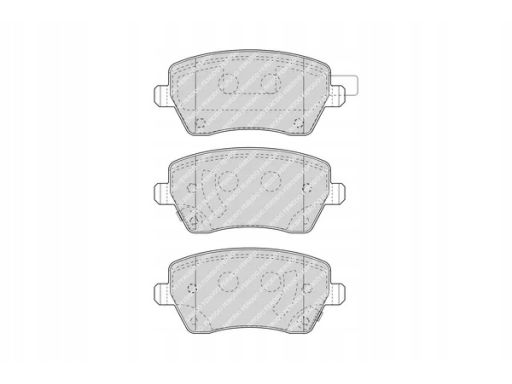 Klocek Hamulcowy Kpl. Klocek Hamulcowy Kpl. Przód , Pasuje Do: Dacia