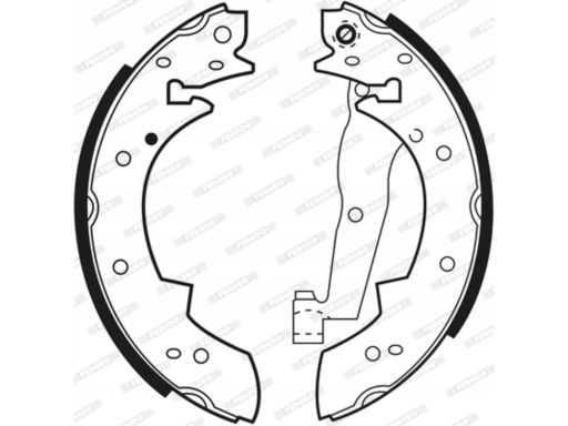 Szczęki Hamulcowe Kpl. Szczęka Hamulcowa Pasuje Do: Volvo 340-360, Alf