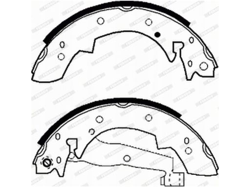 Szczęki Hamulcowe Kpl. Szczęka Hamulcowa Pasuje Do: Volvo 340-360, Alf
