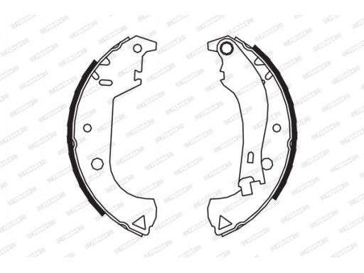 Szczęki Hamulcowe Kpl. Szczęka Hamulcowa Pasuje Do: Cadillac Cts, Fiat