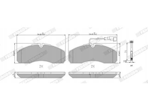 Klocek Hamulcowy Kpl. Klocek Hamulcowy Kpl. Przód , Pasuje Do: Nissan