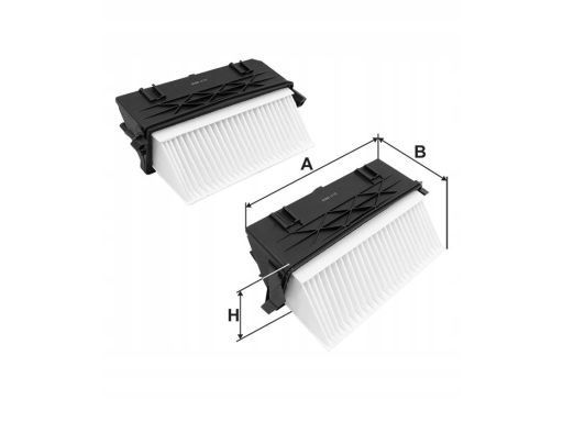 Filtr Powietrza Ak 381/1-2X