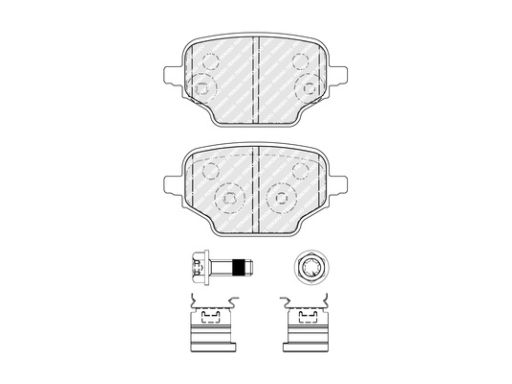 Klocek Hamulcowy Kpl. Klocek Hamulcowy Kpl. Tył , Pasuje Do: Citroen