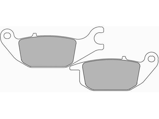 Klocek Hamulcowy Kpl. Klocki Hamulcowe Tył, Przeznaczenie: Droga,