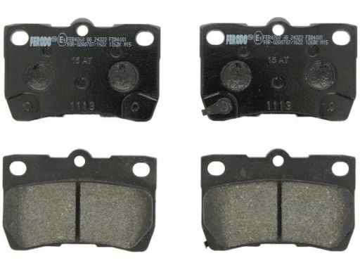 Klocek Hamulcowy Kpl. Klocek Hamulcowy Kpl. Tył , Pasuje Do: Lexus Gs,