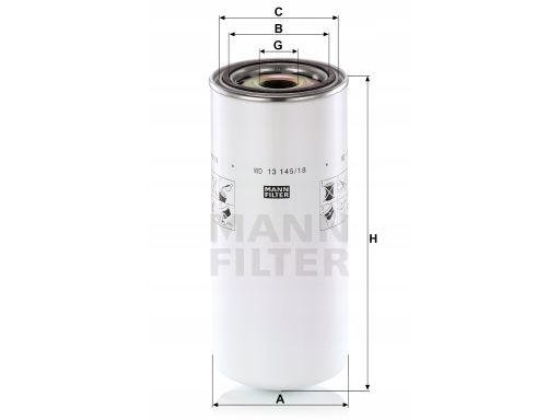 Filtr Oleju Wd 13 145/18