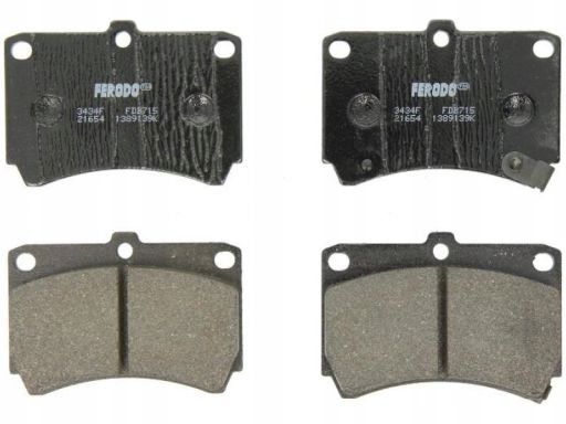 Fdb715 Klocek Hamulcowy Kpl. Przód , Pasuje Do: Ford Usa Escort, Kia