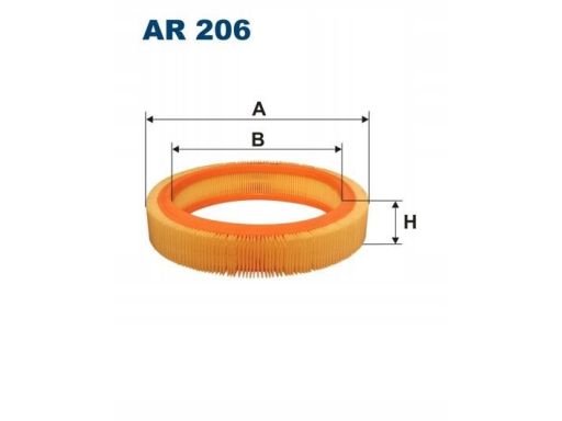Filtr Powietrza Ar 206