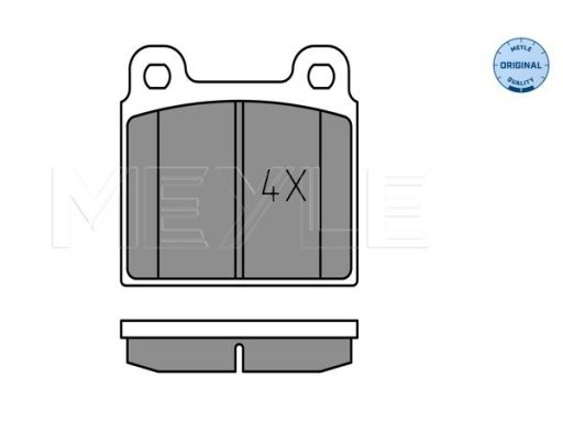 025 200 1115 Klocek Hamulcowy Kpl. Przód , Pasuje Do: Mercedes /8 (W11