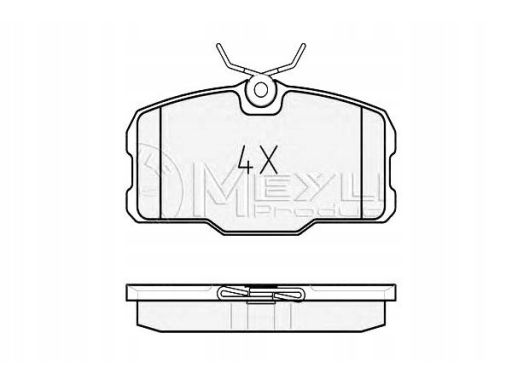025 207 5118 Klocek Hamulcowy Kpl. Przód , Pasuje Do: Mercedes S (C126