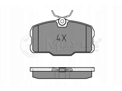 025 207 5118 Klocek Hamulcowy Kpl. Przód , Pasuje Do: Mercedes S (C126