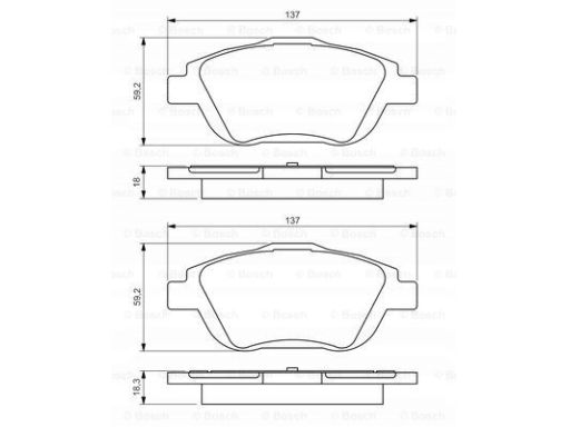 Klocek Hamulcowy Kpl. 0 986 494 438