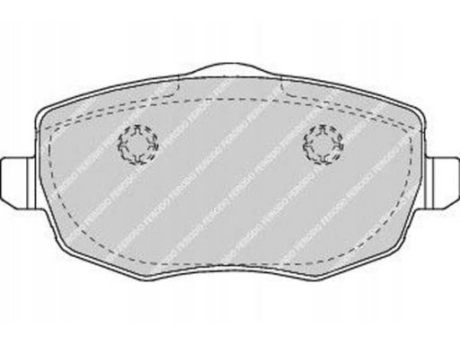 Fdb1581 Klocek Hamulcowy Kpl. Przód , Pasuje Do: Lancia Ypsilon