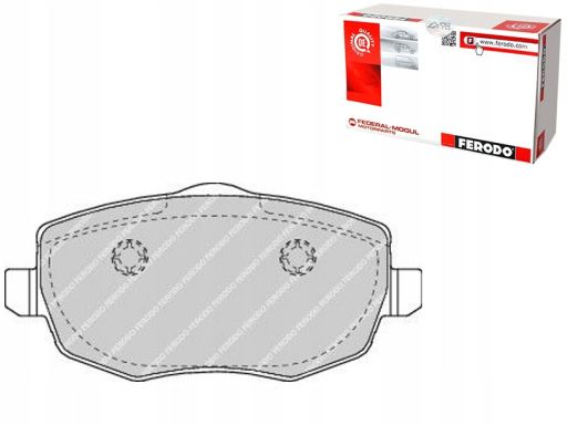 Fdb1581 Klocek Hamulcowy Kpl. Przód , Pasuje Do: Lancia Ypsilon