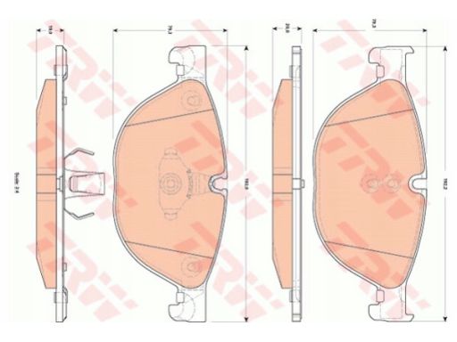 Klocek Hamulcowy Kpl. Gdb1838