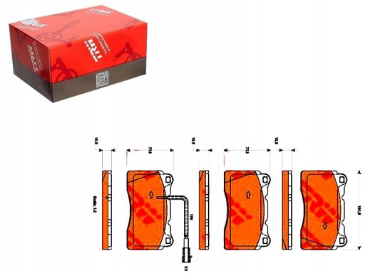 Klocek Hamulcowy Kpl. Gdb1871