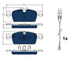 Klocek Hamulcowy Kpl. Gdb1929Bte