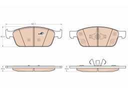 Klocek Hamulcowy Kpl. Gdb2009