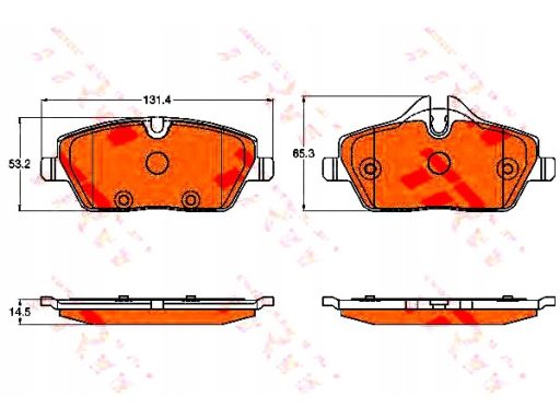Klocek Hamulcowy Kpl. Gdb2038